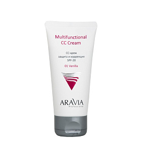 CC-крем защитный SPF-20 для лица Multifunctional CC Cream / 01 ванильный, 50 мл