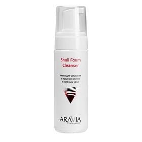 Пенка для умывания с муцином улитки и зелёным чаем Snail Foam Cleanser, 160 мл